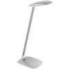 Eglo LED lampada da tavolo Cajero, lampada da scrivania 1 fiamma | con touch, dimmerabile, lampada USB, design minimalista in plastica di alta qualità, lampada da ufficio argento