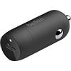 Belkin BoostCharge Caricabatteria da auto rapido da 30 W, design compatto con porta USB-C PD, caricatore auto USB C, compatibilità universale per iPhone 16, 15, 14, Galaxy S24, S23, Note, iPad, Pixel
