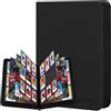 WITHYU Album da Collezione per Carte con 9 Tasche, Capienza 540 Carte - Portacarte Impermeabile con Caricamento Laterale e Cerniera per TCG, Calcio & Collezione, Portatile (Nero)