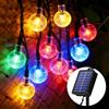 Realky Catena Luminosa Solare da Esterno 60 LED 13.2m, Luci Solari da Giardino con 8 Modalità e Funzione Memoria, IP65 Impermeabile, Luci Decorative per Terrazzo, Balcone, Gazebo, Festa (Multicolore)