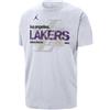 NIKE LAL COURTSIDE TEE T-Shirt Lakers da Uomo