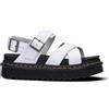 DR. MARTENS Sandalo donna bianco in pelle