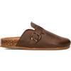 CLARKS Ciabatta donna marrone in pelle