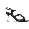 GAUDI' Sandalo donna nero in pelle