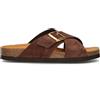 FRAU Ciabatta donna marrone in suede