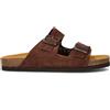 FRAU Ciabatta uomo marrone in suede