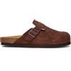 FRAU Ciabatta uomo marrone in suede