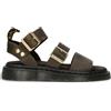 DR. MARTENS GRYPHON Sandalo donna oliva in pelle