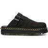 DR. MARTENS ZEBZAG MULE Sabot uomo nero in suede