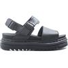 DR. MARTENS VOSS STUD Sandalo donna nero in pelle rivestita