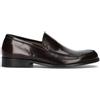 NEROFUMO Mocassino uomo bordeaux in pelle