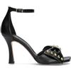 REBECCA VAN DIK Sandalo donna nero