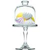 Pasabahce Patisserie Minialzata con Coperchio in Vetro Trasparente - diametro 10 cm