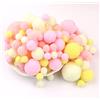 Duories 135 Pompons Colorati per il Fai Da Te, 10-30mm Mini Pompons, Palline con Ciuffi Piccoli, Palline di Spugna Colorate per Decorazioni Pom Pom, Palline di Spugna per Cucito, Decorazioni Fai Da Te