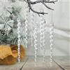 DAHI 25 Pezzi Decorazioni per Albero di Natale Stalattiti di Ghiaccio, da Appendere, Decorazioni Natalizie Ghiaccioli Trasparente