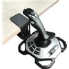 HTLAKIKJ Supporto da scrivania per joystick sim di volo, compatibile con joystick Logitech G Extreme 3D Pro, regolabile, spessore diverso, supporto in metallo resistente con morsetto a C