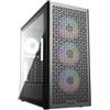 Cooler Master CABINET ATX MIDI TOWER COOLER MASTER E502-KGNN-SAZ Elite 502 4 FAN ATX 2x3.5 2x2.5 USB3.0 4x120mm-ARGB NoAlim VETRO LATERALE - E502-KGNN-SAZ