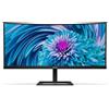 PHILIPS MONITOR PHILIPS LCD CURVED VA LED 34 Wide 346E2CUAE/00 4ms LowBlue MM WQHD 3000:1 BLACK HDMI DP USB-C REG.ALT. Vesa - 346E2CUAE/00