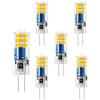 BANGSHUO G4 LED Lampadina 2W Equivalenti 20W Lampada Alogena,Bianco Caldo 3000K Lampada LED G4 200LM,Non Dimmerabile AC 220-240V G4 Senza Sfarfallio--10 pezzi
