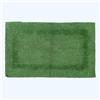 HOMESCAPES Tappetino da Bagno, Lusso 1600gsm Extra Morbido 100% Cotone, Tappetini da Bagno Reversibili Antiscivolo, Lavabili, Super Assorbenti, Asciugatura Rapida, Tappeto da Bagno Verde Felce, 50 x