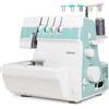 MEDION Macchina per cucire SO90 (elettrica, 90 watt, luce LED, taglio a una passata, numerosi accessori, MD19169) turchese