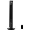 Cecotec - Ventilatore a Torre EnergySilence 9250 Skyline Smart Tilt, da 106 cm, 45 W, schermo LED touch, telecomando, 3 velocità, 4 modalità, timer, inclinazione regolabile, Altezza 42, Nero