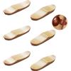 Eabdice 6 Pezzi Poggia Bacchette, Bacchette per Ristoranti Porta-Forchette, Cinesi Giapponesi Poggia Bacchette a Forma,Vintage, Applica a per Tavolo da Cucina(Colore del legno)
