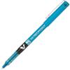 Pilot -Penna a sfera V5 con inchiostro liquido, punta da 0,5 mm (penna singola) - letto singolo nero blu chiaro