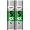 Alabastine Polyfilla Pro S200 Fondo Antimacchia Spray, Essicazione Rapida in 20 min, contro macchie di fumo, umidità, pennarelli, 500 ml (Confezione da 2)