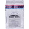 OFFICER PRODUCTS Office Products, sacchetti di sicurezza, 50 pezzi, trasparenti, B5, 190 x 260 mm, infrangibili, per il trasporto di contanti e oggetti di valore, numerati singolarmente
