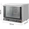 Forno Elettrico Professionale a Convezione Meccanico, 4 Teglie GN 1/1 (53x32,5 cm)