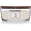 WOODWICK Ellipse Candles White Teak 453g - Candela Profumata
