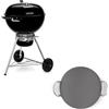 Weber Barbecue a Carbone Weber Master-Touch GBS Premium E-5770 + Pietra Smaltata per Pizza Weber Crafted GBS - 8861