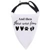Generic 1 bandana per cani con annuncio di nascita e poi c'erano quattro cani, idea regalo per la gravidanza, regalo per la gravidanza (quattro DC)