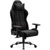 Diablo Sedia da gaming Diablo Chairs X-One 2.0 in tessuto, sedia da ufficio ergonomica, sedia girevole Size King nera
