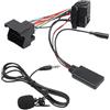 Anlseiod Adattatore Audio Bluetooth Aux 5.0 con Microfono per BMW Z4 E85/E86 X3 E83 Mini Cooper R50 S R53 JCW Cavo Bluetooth