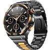 Blackview Smartwatch Uomo, GPS Orologio Intelligente Fitness con Chiamate Bluetooth, 1.43 AMOLED Smartwatch 110+ Modalità Sportive/PA/Cardiofrequenzimetro/SpO2/Torcia/Bussla per Android iOS
