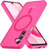 Vansdon Cover Magnetica per Samsung Galaxy A16 4G/5G-Rosso Rosa