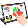 ELECROW Schermo Raspberry Pi, monitor touch screen da 7 pollici 1024x600, monitor portatile per Raspberry Pi, PC, console di gioco, BB Black, Banana Pi, Jetson Nano