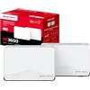 Mercusys TP-Link Halo H27BE Mesh Wi-Fi 7 BE3600Mbps Dual-Band, 2.5G Porta WAN/LAN, 2 Porte LAN Gigabit, Coperti fino a 650m2, 4K-QAM, MLO, Multi-RUs, VPN,Controllo da APP, 2pz