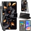 PHINIENLAND Cover per Samsung Galaxy A05s PU Pelle Custodia Flip Fiori