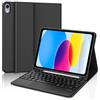 JADEMALL Tastiera con Trackpad per iPad A16 11/10 Generazion 11 2025/10.9 2022, Italiano QWERTY Tastiera Bluetooth Staccabile con Touchpad per iPad A16 11 Pollici 2025, Nero