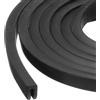 PATIKIL Bordo In Gomma Per Bordi, 4 M X 3 Mm X 5 Mm Profilo A U In Gomma Per Protezione E Sigillatura Adatto Per Bordi Da 1 Mm Per Porte Auto Sportelli Angoli Tavoli Piastre, Nero