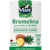 Matt Bromelina Drenante Forte - Integratore per il drenaggio e il microcircolo, 30 compresse