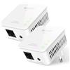 Tenda P200 Powerline Kit AV200 Mbps, Adattatori PLC con 1 Porta Ethernet, HomePlug AV, Plug & Play, Fino a 300 m di Copertura, Risparmio Energetico