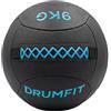 Cecotec Pallone Medidicinale - Wall Ball - Drumfit WALLPRO-KV 9 kg. Imbottitura in sabbia e Kevlar, presa migliorata, resistente all'acqua e al sudore, cuciture rinforzate, ideale per forza e cross
