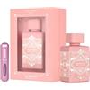 RESAES Resistant and aesthetic Profumo Badee Al Oud Noble Blush Originale 100ML, Profumo Arabo per Donna a Lunga Durata, EDP Importato da Dubai, Include Atomizzatore 5ML, Fragranza Dolce, Floreale e Orientale (Noble Blush)