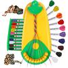 Plunack Kit Bracciale Dell'Amicizia, Kit Braccialetti Fai da Te Bambina 6-12 Anni, Giocattoli Regalo Artigianali Intrecciati, Regali di Natale Creativi Bambina 6 7 8 9 10 11 12 Anni