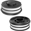 MAOZHOU Bobina Filo Tagliabordi,2 Pezzi 3405685 Bobina Ricambio per Einhell Tagliabordi a Batteria,Bobine Filo Compatibile con Einhell GC-ET 4530 Tagliabordi Elettrico