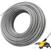 KUWUNG Filo Decespugliatore, 2,4mm x 60m Filo per Decespugliatore, Filo Decespugliatore Professionale, Filo Decespugliatore 2,4 mm per Erbacce, Cortile, Giardino